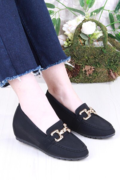 fort 34069 Minalya Black Lagan Udobne cipele na tanku platformu, moderne žens...