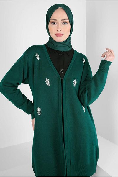 Alvina Rhinestone Knitwear Cardigan 44081