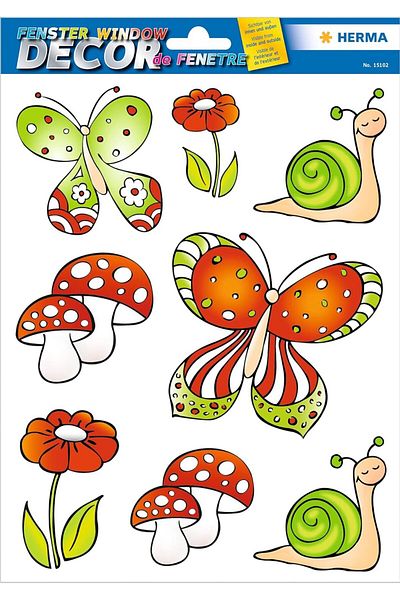 STOREMAX Bystoreby Window Decor Glass Surface Sticker Garden Newdesing 646268