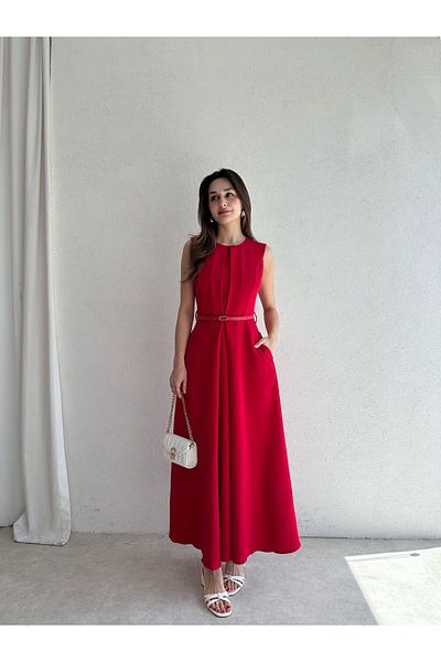 Mooi Butik Admire Maxi Dress 7430 - Red