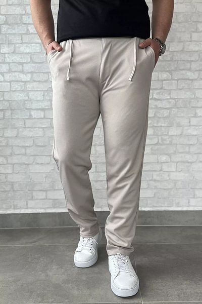 MİSHAR İTALİA Ανδρικό παντελόνι Jogger με φερμουάρ με κορδόνια στη μέση