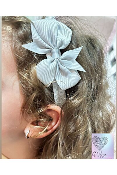 Darya Dd200 Gray Bow Baby & Kids Hair Band