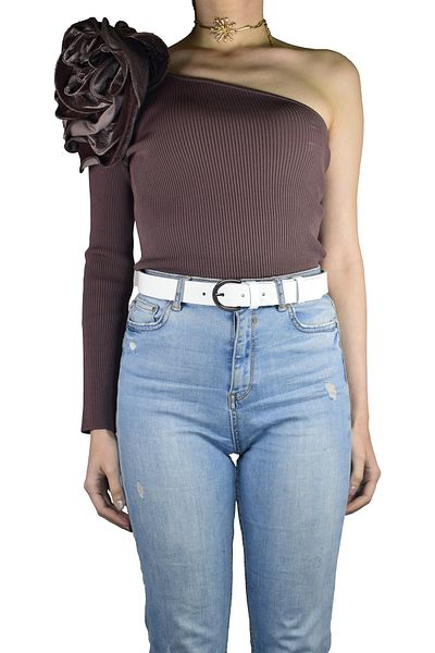 GoDeri 100% piele naturală cu cataramă nichel alb lapte curea subțire pentru femei, 3cm=3cm-kdn-03
