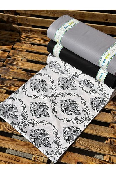 Freedom Patterned Fabric - 30 Meters 1 Ball Fabric 240 cm Width - 100% Cotton Ranforce