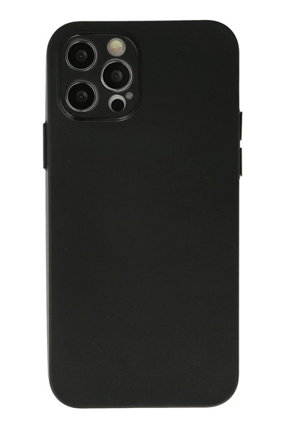 NewFace حافظة ايفون 12 برو ماكس سيليكون - اسود 1494647709