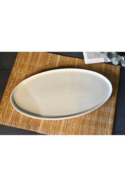 şirin eşyalarım Bone Porcelain Large Boat Plate