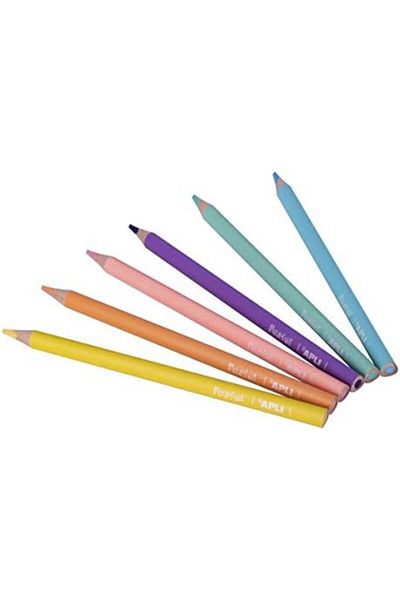STOREMAX Network Pencil Apli Pastel 6 Color Paint Pencil Art 1087243