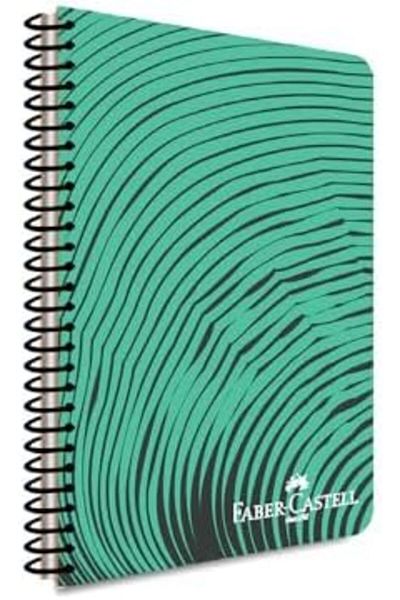 STOREMAX Jvnnastore Wave Pattern Spiral Notebook, A4, 140 Sheets, 70g Paper, Checkered, 500 Micron Pp Cover,