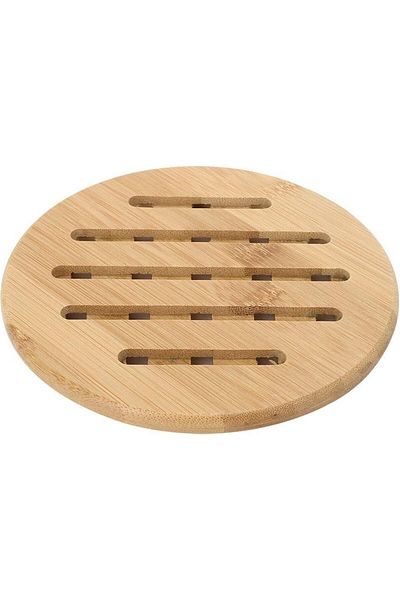 STOREMAX Ntwork Bamboo Nihale Heat Resistant Wooden Pot and Pan Mat Non-Slip Kitchen Serving Product