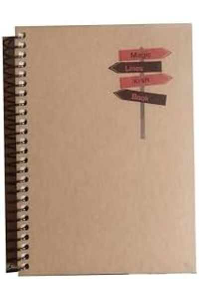 STOREMAX Muartshop 16X22 Kraft Notebook 100 Sheets Lined 871301