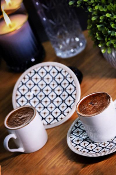 STOREMAX Jvnnastore Porcelain Beste 12 Piece Porcelain Coffee Cup Set for 6 People Trendyfr 646268