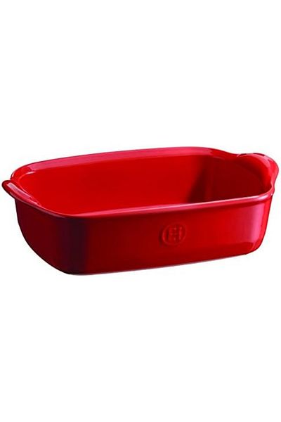 STOREMAX Jvnnastore Henry Baking Dish Rectangular 14 X 22 cm Red/Burgundy Trendyfr 646268