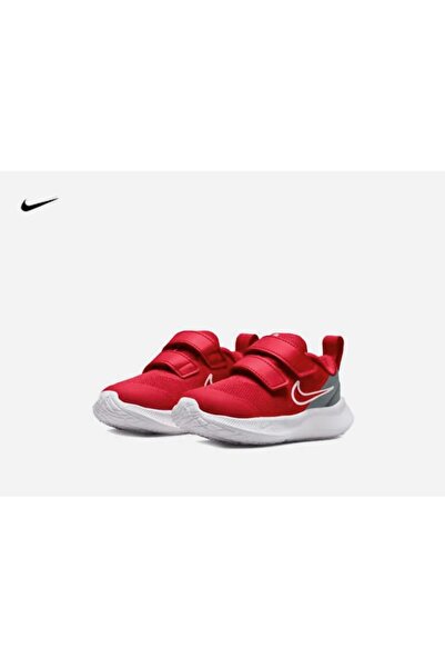Nike Star Runner 3 (Tdv) Çocuk Kırmızı Günlük Stil Ayakkabı DA2778-607