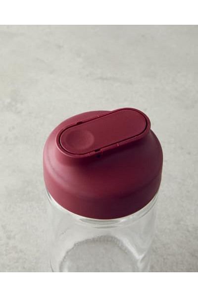 STOREMAX Jvnnastore Home Nora Glass Spice Jar 212 ml Claret Red Trendyfr 646268