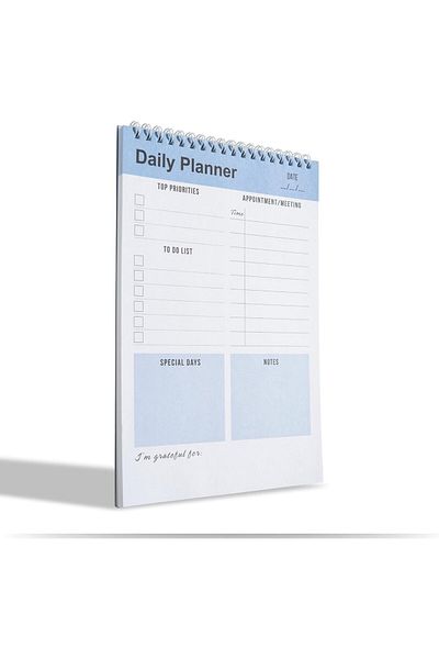 STOREMAX Muartshop Planner Notebook, to Do List Notepad, Spiral Notebook, Checklist, İ