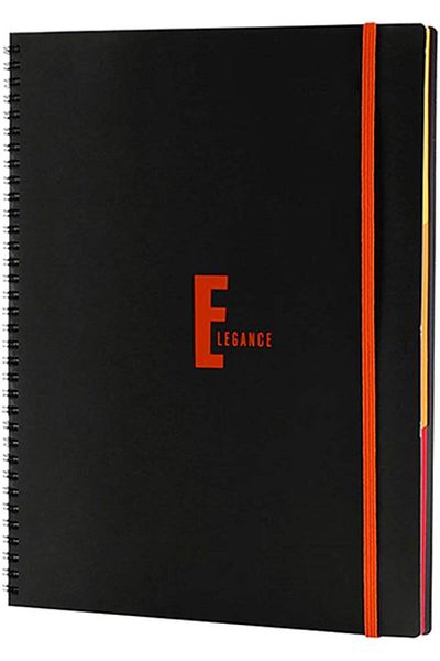 STOREMAX Sellbuystore Color Elegance A5 Notebook Checkered 160 Syf Spiral 1053513