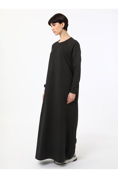 Refka Μαύρο Basic Sports Hijab Φόρεμα - Μπενίν