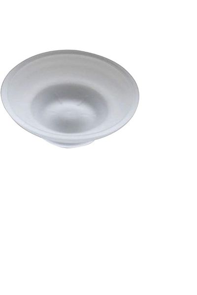 GENERAL Round Snow Glass Soap Dish