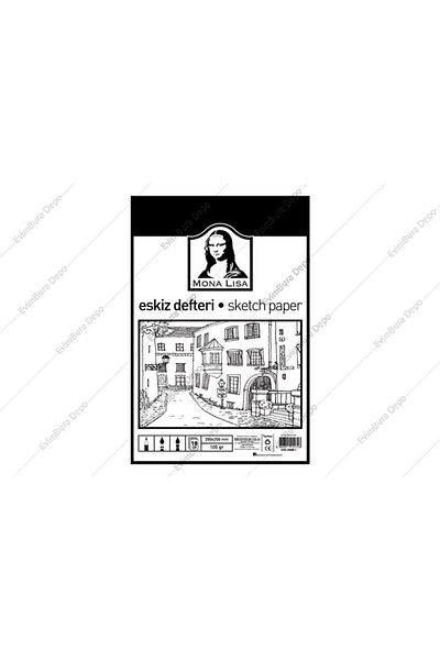 STOREMAX Muartshop Mn08-1 Mona Lisa Sketch Paper - 25 X 35cm 100 Gr 10 Sheets 871301