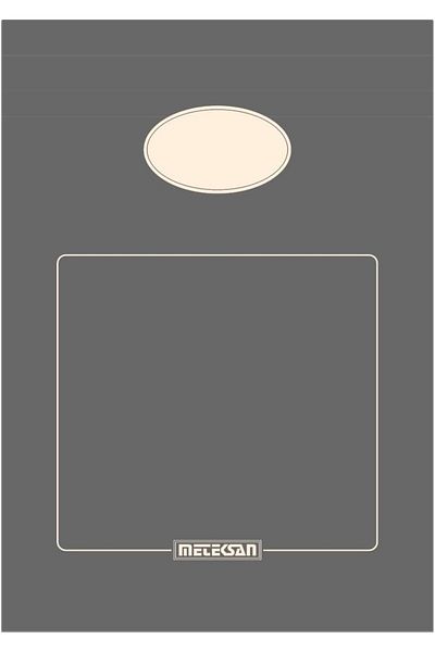 STOREMAX Jvnnastore A5 Cardboard Cover Memo Pad, Primary Series, 80 Sheets, Plain, Gray Trendyfr 646268