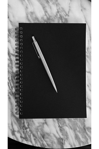 STOREMAX Jvnnastore Promotional Spiral Notebook, Black Cover, A5 Size (15X21 cm), 100 Sheets (Checkered) t