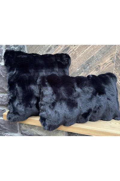 sevaradekor Plush Throw Pillow Cover Fluffy Double Sided Plush Pillow Bubble Plush Throw Pillow Rectangular