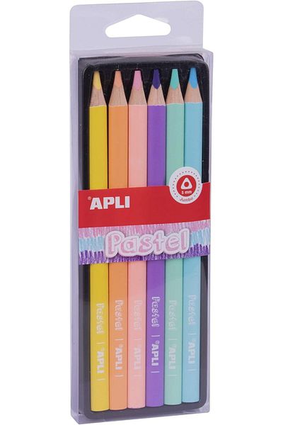 STOREMAX Network Pencil Apli Pastel 6 Color Paint Pencil Art 1087243
