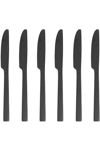 STOREMAX Sellbuystore Quantum Mat Black Sweet Blade 19 cm 6 Pieces 1053513