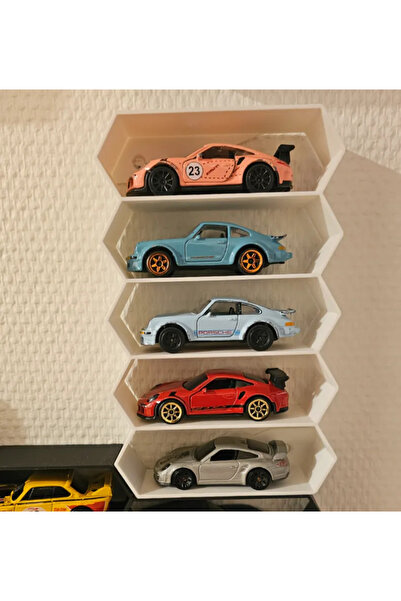 HasFar Tech Oyuncak Araba Rafı Hot Wheels Uyumlu 5 Arabalık