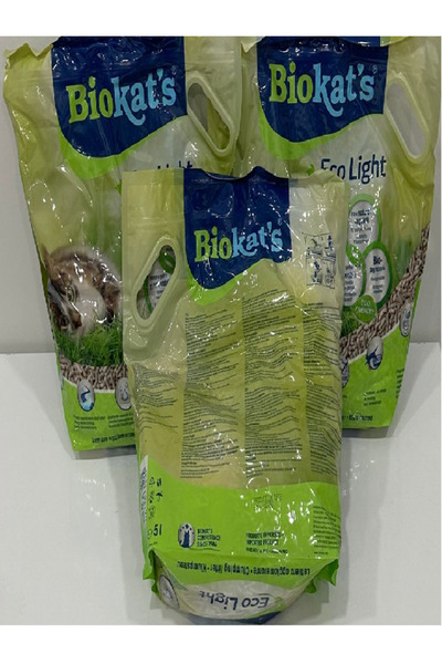 Biokats topaklaşan kedi kumu 3 adet