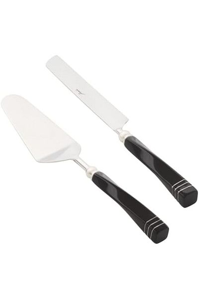 STOREMAX Jvnnastore Nero 2-Piece Cake Serving Set Trendyfr 646268