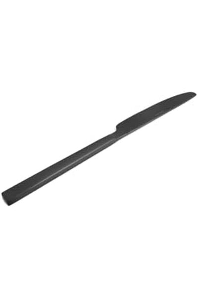 STOREMAX Jvnnastore Quantum Matte Black Dinner Knife 24cm 6 Pieces Trendyfr 646268