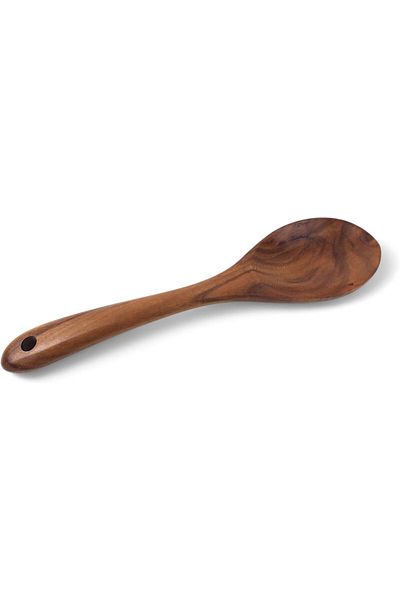 STOREMAX Cmllashop Hand Carved Serving Spoon Made of Natural Acacia Wood 26cm |   Antibacterial, Durable