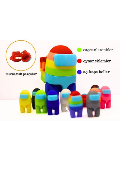 AMONG US Amongus Toy Robot Impostor Set with 12 Figures Original Details Quality Production