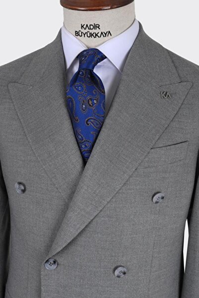 Kadir Büyükkaya Erkek Kruvaze Takım Elbise-KAB1220S
