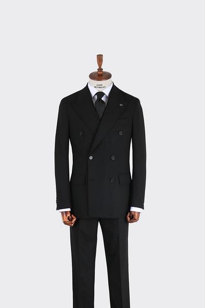 Kadir Büyükkaya Men's Double Breasted Suit-Kab1220S