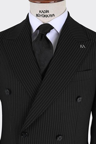Kadir Büyükkaya Erkek Kruvaze Takım Elbise-kab1224s