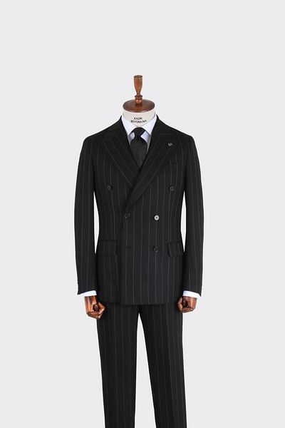 Kadir Büyükkaya Men's Double-breasted Suit-KAB1222S