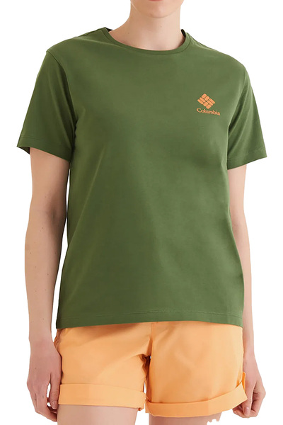Columbia CSC Stacked Mini Gem Logo Kadın Kısa Kollu T-Shirt - CS0316