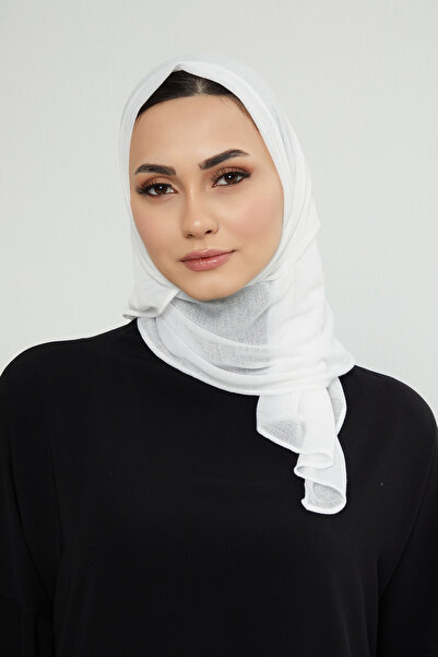 HIJAB VIP Mini off-white Turkish gauze scarf