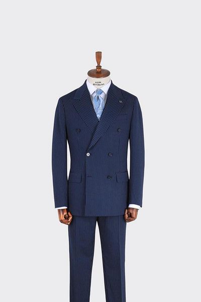 Kadir Büyükkaya Men's Double Breasted Suit-Kab1224S