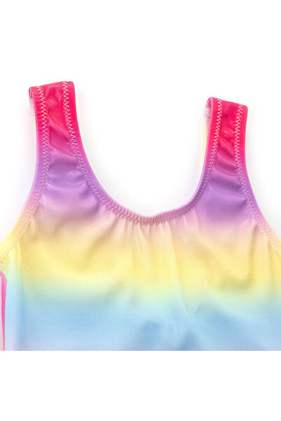 ebebek Hello Baby HelloBaby Degrade Desen Kum Varak Baskılı Kız Mayo Kız Bebek