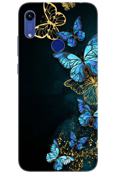 Ceppare Huawei Y6 2019 (MRD-LX1) Uyumlu Kılıf Desen Baskılı Silikon Kelebekle...