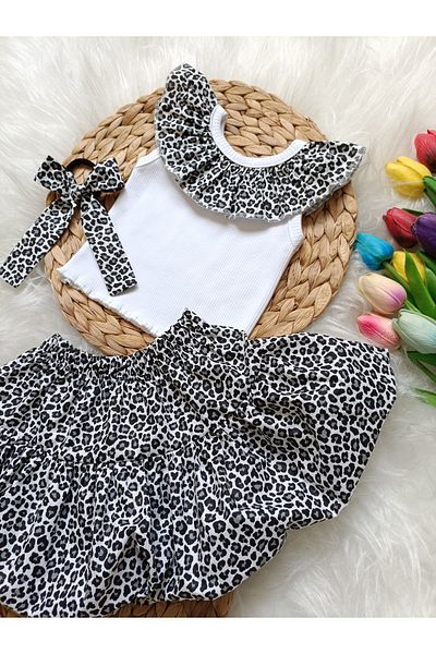bright moon Girl's 3Rd Skirt Bady Buckle Set