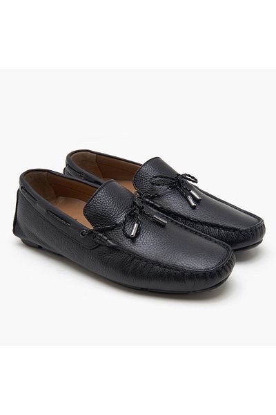 Desa Ανδρικά δερμάτινα casual παπούτσια Anco Black