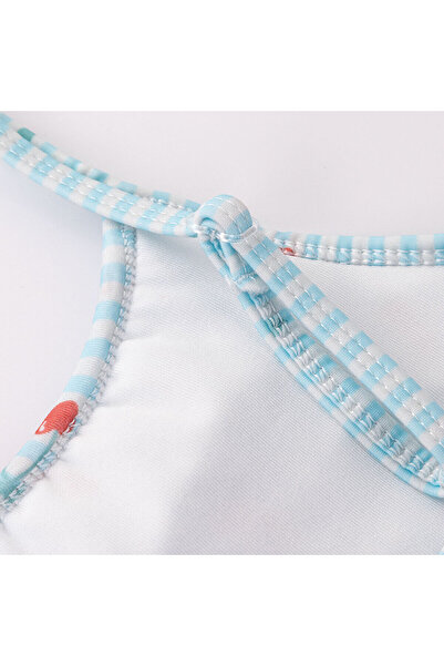 ebebek Hello Baby HelloBaby Çizgili Kiraz Desenli Kız Mayo Kız Bebek