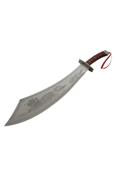 Depox IdeallStore® hunting machete, Dragon Stance, stainless steel, 65 cm, silver, sheath included