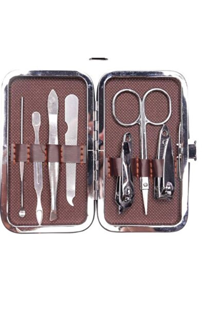Genel Markalar 7 Parça Paslanmaz Çelik Manikür ve Pedikür Seti