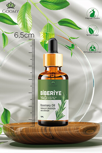 GOOMY Biberiye Yağı %100 Doğal Bitkisel Uçucu Yağ Rosemary Oil 10ml