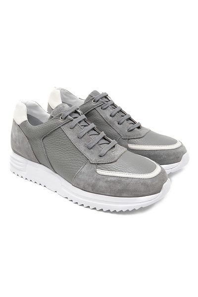 Desa Ανδρικά δερμάτινα αθλητικά παπούτσια Bennet Grey